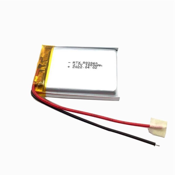 803040 rechargeable lipo battery 3.7v li-polymer battery 1000mah
