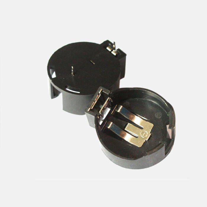 Battery Holder BS-2477-1 PBT Button Battery DIP