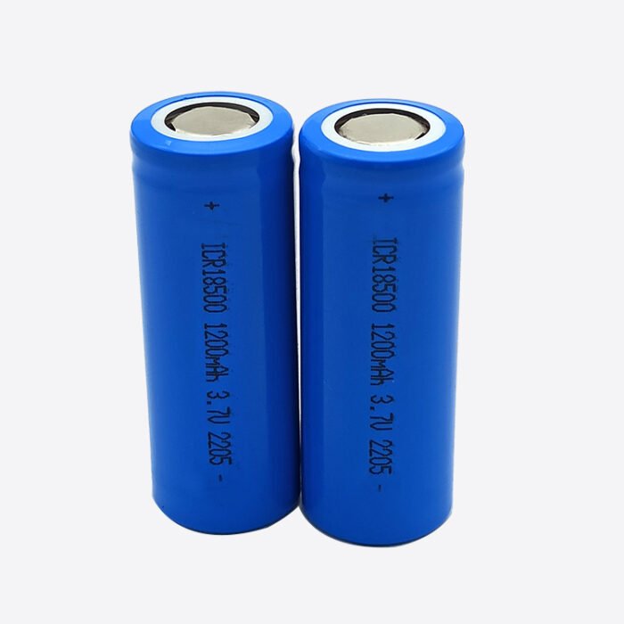 ICR 18500 3.7v 1200mAh lithium ion rechargeable battery