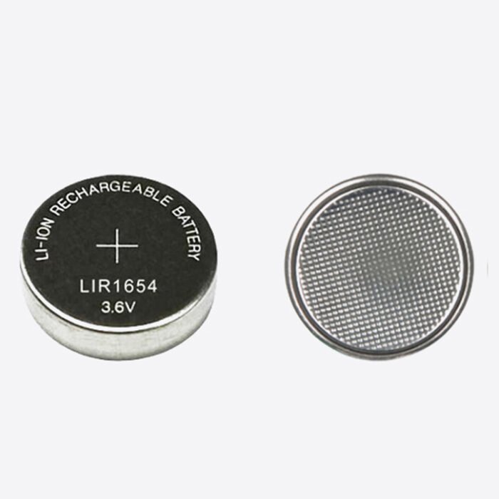 lir1654 battery 3.6v Rechargeable coin cell battery 120mAh - Image 2